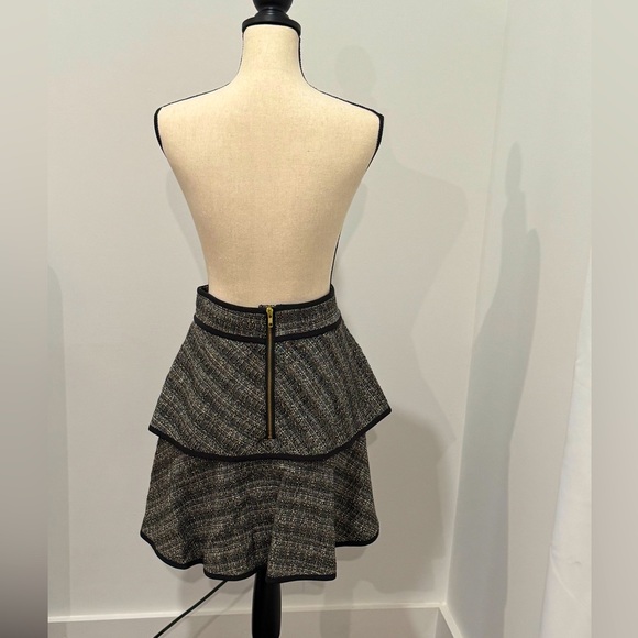 Tibi layered flutter tweed skirt - Picture 2 of 3